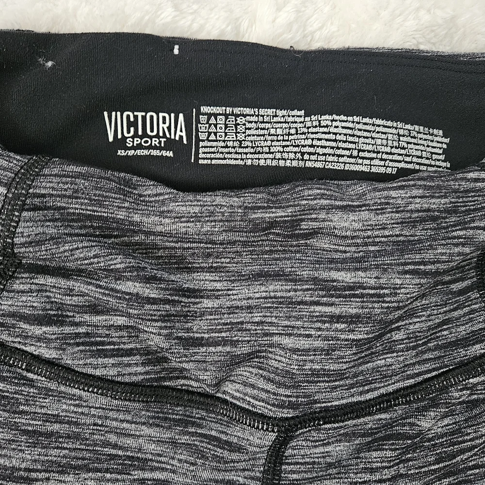 Victoria Sport Black and Gray Leggings